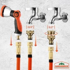 Gartenschlauch Orange 15m Flexibel -GartenMeister Verkäufe 7694b01e4052105331f2907778fc75bf de 109320d 8