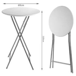 Stehtisch 2er-Set Weiß Holzdekor Ø60cm Klappbar -GartenMeister Verkäufe 7714cd0e42438d93debfbc9f7d138a36 de 108092d 12 1 1