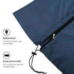 Abdeckung Ampelschirm Sonnenschirm Blau 3,5m -GartenMeister Verkäufe 7ab91908807ccd7a5aa19fc85b543de3 de 102715d 6 1