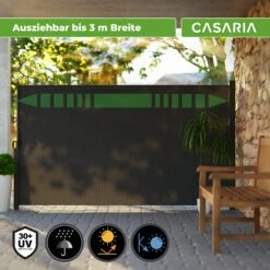 Seitenmarkise Nosara Anthrazit 160x300cm Ausziehbar -GartenMeister Verkäufe 7bcf983f9476c1f3c446369d31cefdf2 06 109236 on amb amz high de 1