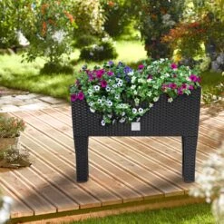Hochbeet 2er-Set Polyrattanoptik Anthrazit 60x25x46cm -GartenMeister Verkäufe 7bd418f01991fff1a0523ed7d480cd3d de 108518d 9 1 1 1