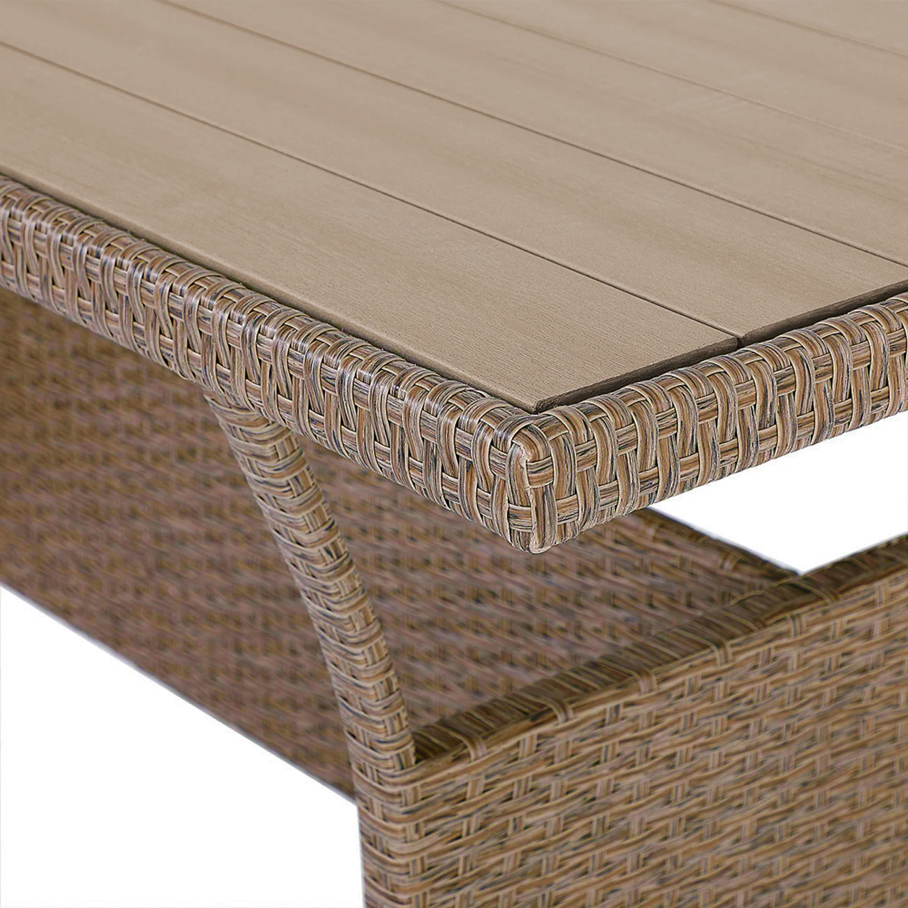 Polyrattan Ecklounge Creme/Beige Inkl. 2 Stühlen 2 Polyrattan Ecklounge Creme/Beige Inkl. 2 Stühlen – Bild 2