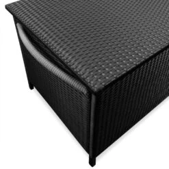 Polyrattan-Auflagenbox Schwarz 117,5x55x64,5cm Mit Rollen -GartenMeister Verkäufe 7ff2182a3fab2a64737c637358e5bd03 de 102171d 1
