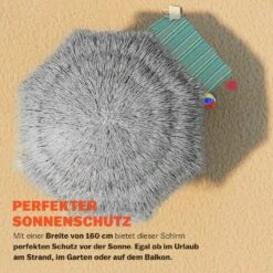 Sonnenschirm Hawaii Hellgrau Ø160cm UV-Schutz 30+ 8 Sonnenschirm Hawaii Hellgrau Ø160cm UV-Schutz 30+ -GartenMeister Verkäufe 81b0a83a5555c10d7ac175d55726f04c 03 109183 on amb web low de 1