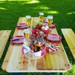 Bierzeltgarnitur 3-tlg. Mit Rückenlehne -GartenMeister Verkäufe 8247378e254e5ef0aa7513c3aa75e3b7 de 100086d 6 1