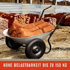 Schubkarre 2-Rad Verzinkt 150kg Mit Luftbereifung -GartenMeister Verkäufe 8263c3a1490fcd65b3e60fe012120ff9 de 108752d 20 1