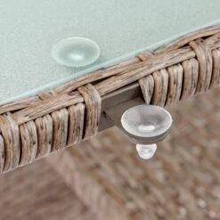 Polyrattan Gartentisch Takeo Creme 190x90x74cm Glas -GartenMeister Verkäufe 85020a4a3820bcc76a6942a231b7cda8 de 995694d 14 3