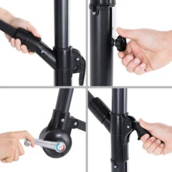 Ampelschirm Rot Alu Ø300cm UV-Schutz 50+ + Abdeckung -GartenMeister Verkäufe 89281f680a63467be605f71e8697331f de 104079d 1 1