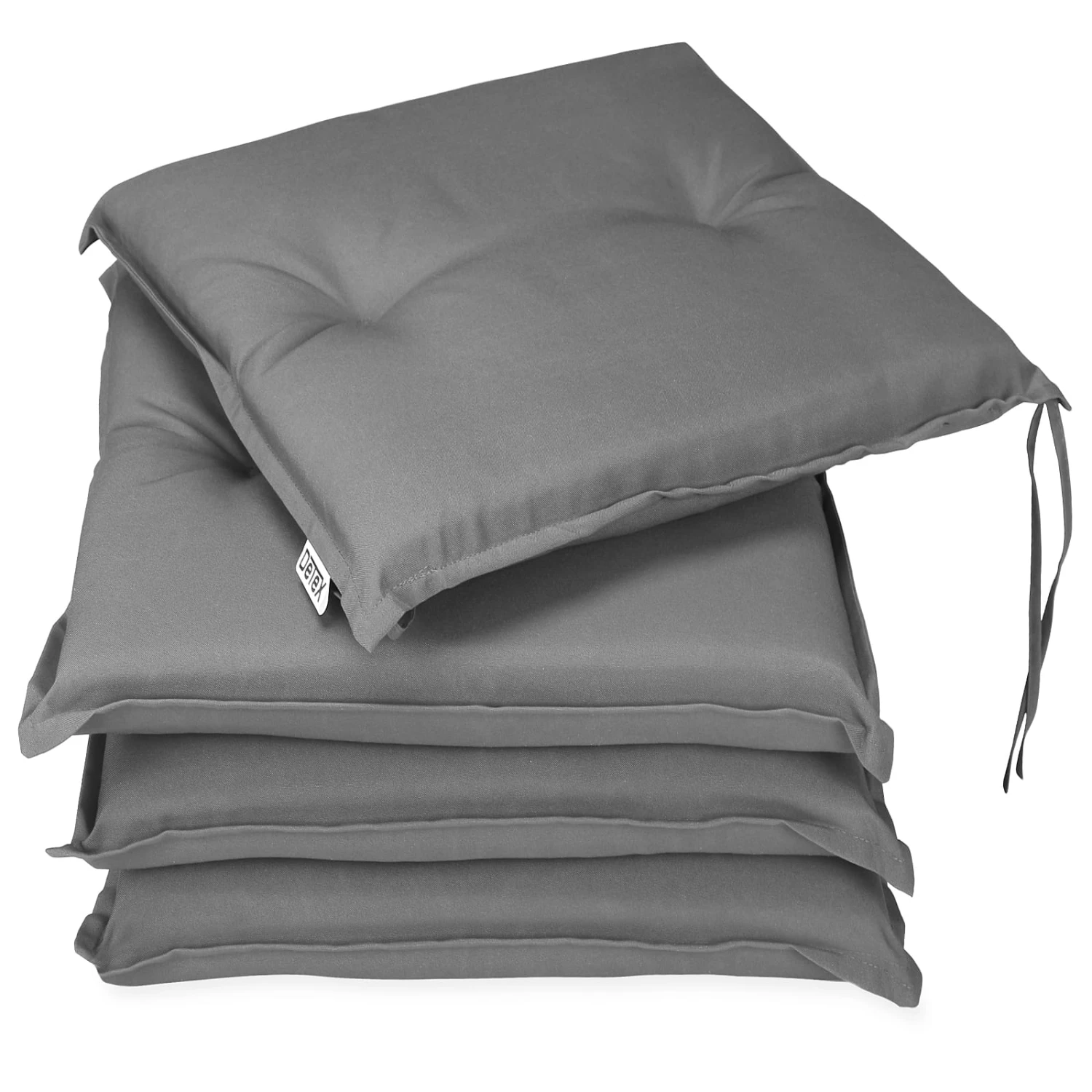 Sitzkissen 4er-Set Sydney Grau 6 Sitzkissen 4er-Set Sydney Grau – Bild 6