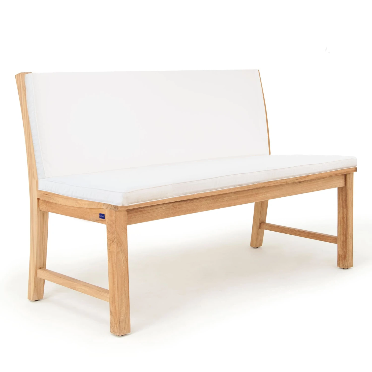 Bankauflage Toscana Mit Rückenlehne Weiß 130x50x7cm 1 Bankauflage Toscana Mit Rückenlehne Weiß 130x50x7cm