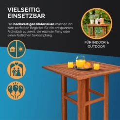 Stehtisch Akazienholz 75x75x110cm -GartenMeister Verkäufe 8dc7a6e8d27a1c1b996f0a404641c4e0 06 103757 on dts amz high de 1