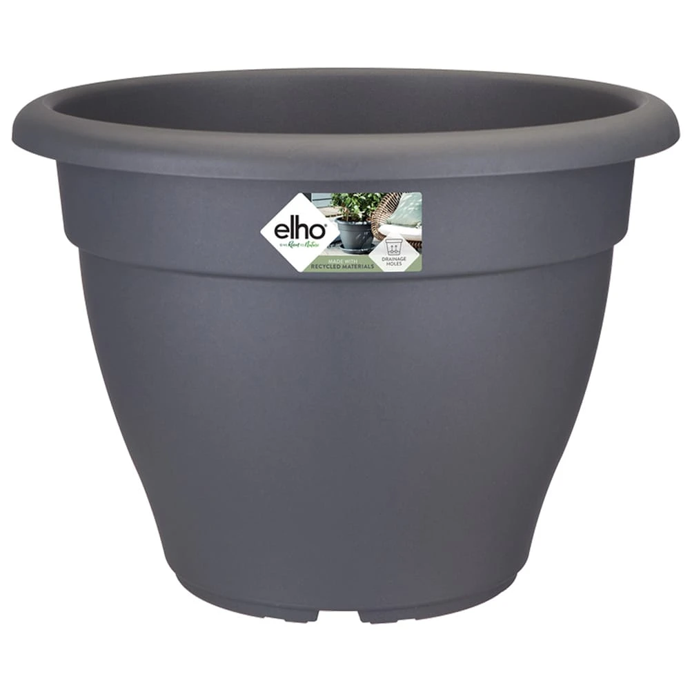 Elho Blumentopf Anthrazit 35x26cm 11,8L 2 Elho Blumentopf Anthrazit 35x26cm 11,8L – Bild 2