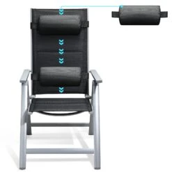 Gartenstuhl Bern Premium 4er-Set Silber Gepolstert -GartenMeister Verkäufe 8edb21636287955ef75e5ae77c34da33 de 108765d 19 1