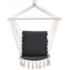 Hängestuhl Grau 55x100cm Mit Fransen