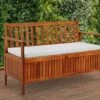 Gartenbank Akazienholz 120x62x82cm Mit Stauraum