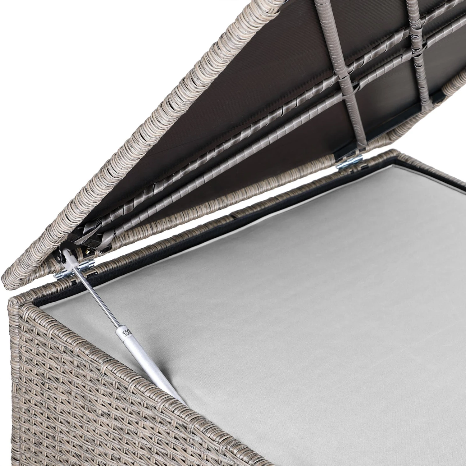 Polyrattan Auflagenbox Creme 318L 7 Polyrattan Auflagenbox Creme 318L – Bild 7