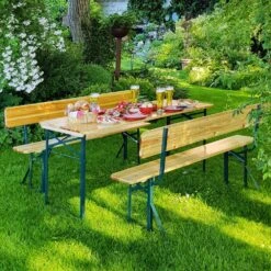 Bierzeltgarnitur 3-tlg. Mit Rückenlehne -GartenMeister Verkäufe 9339718c03285dba6e259dd4e55d4882 de 100086d 5 1