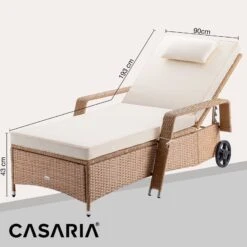 Polyrattan Sonnenliege Creme/Creme 193x90x43cm 11 Polyrattan Sonnenliege Creme/Creme 193x90x43cm -GartenMeister Verkäufe 93cb1de0b8720c3ea3e31b3a31c9ccb0 de 995629d 01 1