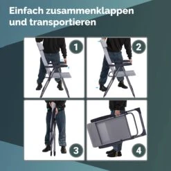 Gartenstuhl 2er-Set Grau Alu Klappbar -GartenMeister Verkäufe 9667a0b13d6c20b84c46576dd6027281 04 109579 on dts amz high de 1 1