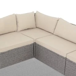Polyrattan Ecklounge XXL Creme/Beige Inkl. Kissen -GartenMeister Verkäufe 98eb4292498cff4f0f7998145e9690ba de 995170d 3 1