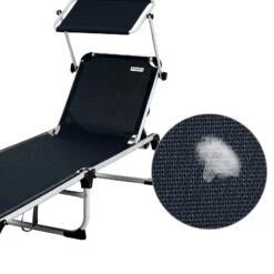 Sonnenliege Malta Anthrazit Alu Mit Sonnendach -GartenMeister Verkäufe 9b83fe61a660b6e38abc6ff4f5711779 de 107053d 5