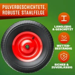 Schubkarrenrad Schwarz Luftbereift Inkl. Achse -GartenMeister Verkäufe 9bffdd177f1f7bbb46ff58619a69972b 08 101616 on dts amz high de 1