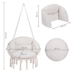 Hängesessel Creme 80x60x140cm -GartenMeister Verkäufe 9c60c47ff9e4d8265955f43071e02a24 de 109256d 7 1