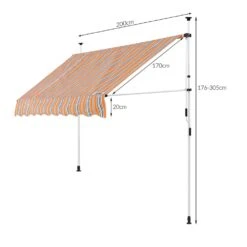 Klemmmarkise Orange/Schwarz/Weiß 200cm 15 Klemmmarkise Orange/Schwarz/Weiß 200cm -GartenMeister Verkäufe 9c92f359e96fecadb0c3cd749ca5f5ee de 108277d 6 1