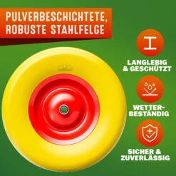 Schubkarrenrad Gelb PU-Schaum Inkl. Achse -GartenMeister Verkäufe 9cea07fdeb5ab3545605f8a8e6a7f652 08 101617 on dts amz high de