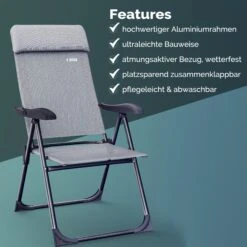 Gartenstuhl 2er-Set Grau Meliert Alu Klappbar -GartenMeister Verkäufe 9d93772c0c9cbe43fa0cb7ef676a68aa 05 109583 on dts amz high de 1
