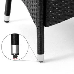 Polyrattan Gartenstuhl 6er-Set Schwarz Stapelbar 12 Polyrattan Gartenstuhl 6er-Set Schwarz Stapelbar -GartenMeister Verkäufe 9e995bda36f47011fd9421b901dbb52b de 994884d 36 1 1 1