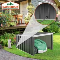 Mähroboter Garage Anthrazit Metall 89x90x54cm -GartenMeister Verkäufe 9f44316efae049bc923a3f9f98d8cc41 de 109176d 7 1 1