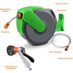 Wasserschlauchaufroller Inkl. Schlauchspritze 20m +2m Zuleitung 10 Wasserschlauchaufroller Inkl. Schlauchspritze 20m +2m Zuleitung -GartenMeister Verkäufe 9f4ad0bfd5a9873ea4677abb03c4e1b7 de 104251d 6