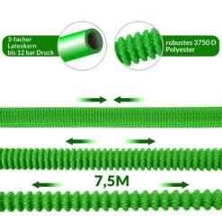 Gartenschlauch Grün 7,5m Flexibel -GartenMeister Verkäufe a0f957eef5fd2a4d0b8015fd8515e83f de 109317d 10 1