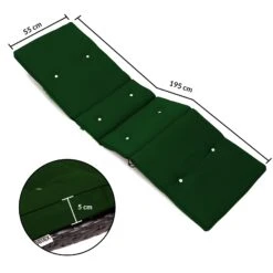 Auflage Sunlounger Grün 195x55x5cm -GartenMeister Verkäufe a2142dde14a5dddd9b05be2bb50e2ef4 de 101082d 5
