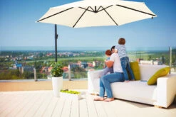 LED Solar Ampelschirm Haiti Creme Ø300cm -GartenMeister Verkäufe a218346880fe37caac1b2e80e24bc994 9