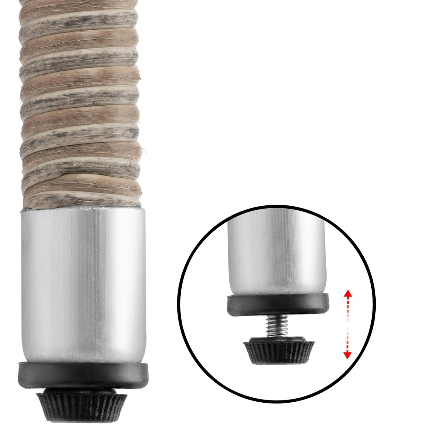 Polyrattan Beistelltisch Grau-Beige 58x58x42cm 8 Polyrattan Beistelltisch Grau-Beige 58x58x42cm – Bild 8