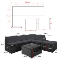 Polyrattan Ecklounge Schwarz/Anthrazit Dicke Rückenpolster -GartenMeister Verkäufe a5877c8025395f312a4f46daf9089103 de 995174d 6 1