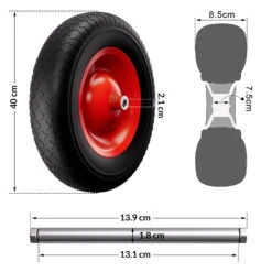 Schubkarre Verzinkt 250kg Mit Luftbereifung -GartenMeister Verkäufe a895b2cbd638a529379bae9f96cf5760 de 108751d 23 1