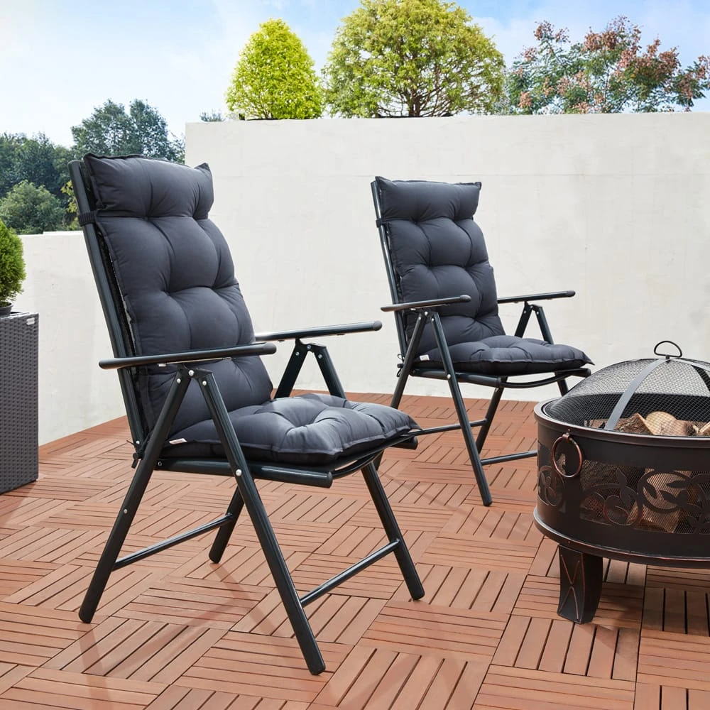 Sitzkissen 6er-Set Cozy Vanamo Anthrazit 129x53x10cm 7 Sitzkissen 6er-Set Cozy Vanamo Anthrazit 129x53x10cm – Bild 7