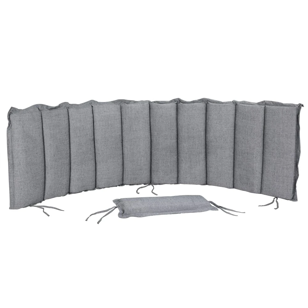 Auflage Saunaliege Grau Meliert 183x56x7cm 1 Auflage Saunaliege Grau Meliert 183x56x7cm