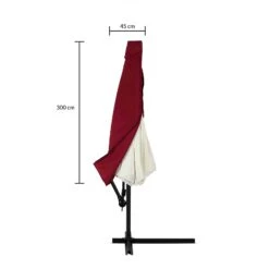 Abdeckung Ampelschirm Sonnenschirm Rot 3m -GartenMeister Verkäufe aa8c38848d1622342b7eb3e60fa7dc91 de 102711d 1 1