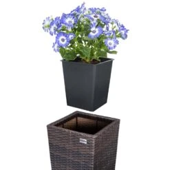 Polyrattan Blumentopf 3-tlg. Braun -GartenMeister Verkäufe acb910bdb38b6a3c44ce75915d50d855 de 106645d 6