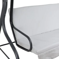 Hollywoodschaukel Hellgrau Mit Sonnendach -GartenMeister Verkäufe ad414261928a3222594f3666a0e96b2e de 107952d 4