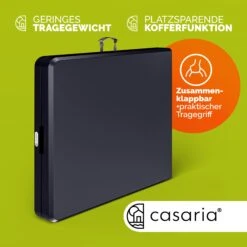 Klapptisch Anthrazit Kunststoff 183x75x73cm -GartenMeister Verkäufe aed7bf0b6e9fe5cf4bcc45b7ef5387f7 55