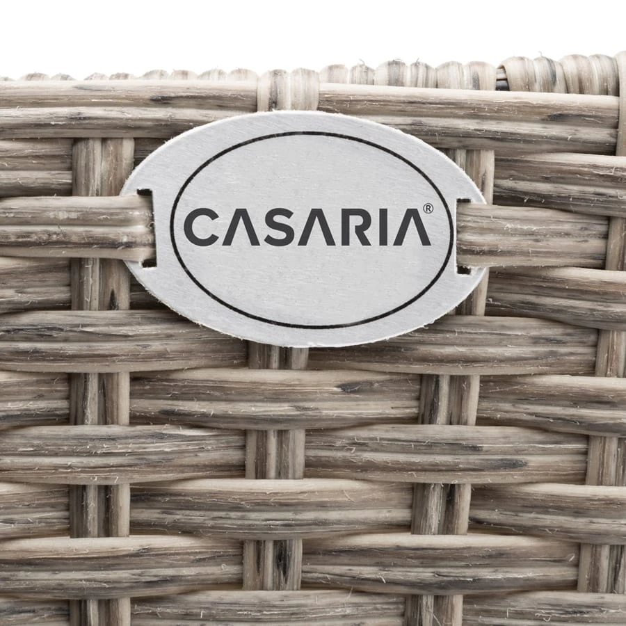 Polyrattan Blumenkasten 2er-Set Creme 6 Polyrattan Blumenkasten 2er-Set Creme – Bild 6