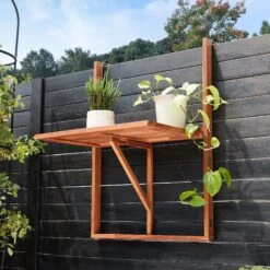 Balkonhängetisch Akazienholz 65x45x87cm FSC®-zertifiziert Klappbar -GartenMeister Verkäufe b0ddc2571838041aec09a0f6888aefe0 de 102331d 6