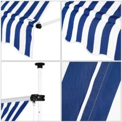 Klemmmarkise Blau/Weiß 400cm 12 Klemmmarkise Blau/Weiß 400cm -GartenMeister Verkäufe b2f23b6f310bdf94b5bc4d26f3d76b7d de 108275d 5blau 3