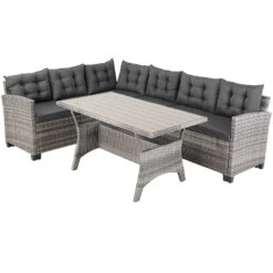 Polyrattan Ecklounge Lissabon Grau/Anthrazit Inkl. Kissen -GartenMeister Verkäufe b2fbdaf28e4acf6b71558fc8938ded41 de 994645d 1 1