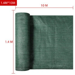 Balkonsichtschutz Dunkelgrün 1,4x10m